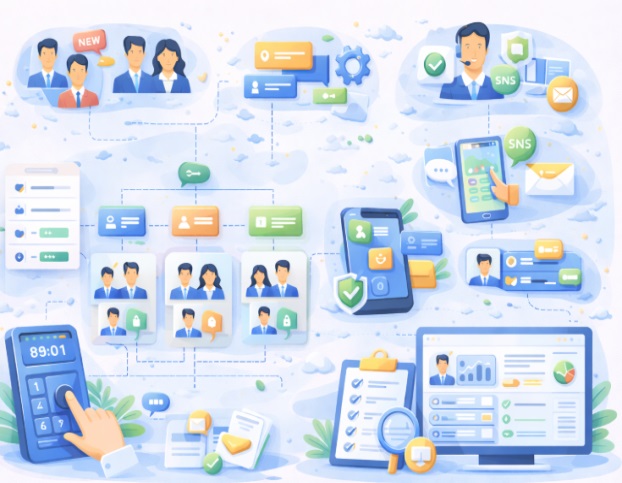 HumHai CRM workflow management interface