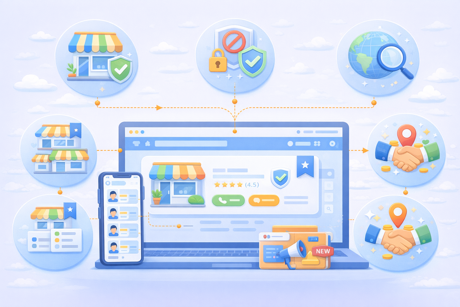 HumHai business listing visibility preview